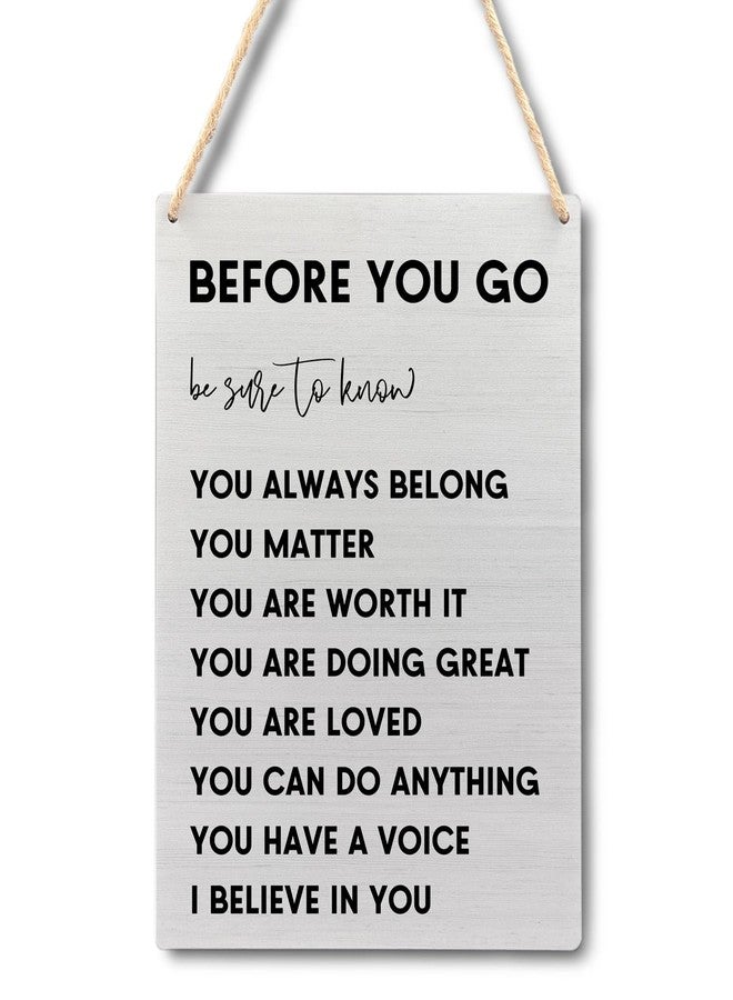 Ryeolo Positive Affirmations Wall Decor, Inspirational Wood Signs Wall Hanging for Classroom Kids Room Decor, Positive Affirmations for Kids, 7.8x10.2 Inches Wall Pediments - Image 1